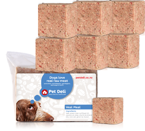 Pet Deli Veal Mince Dog Food, Dog Raw Food Diet, Raw Mince for cats and dogs, Pet.co.nz, Pet Mince
